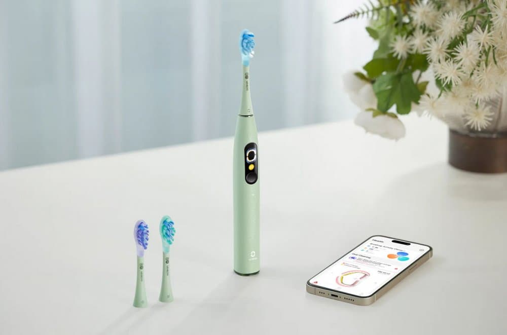 Oclean X Ultra S Green sonický kartáček (zelený) - náhled 4