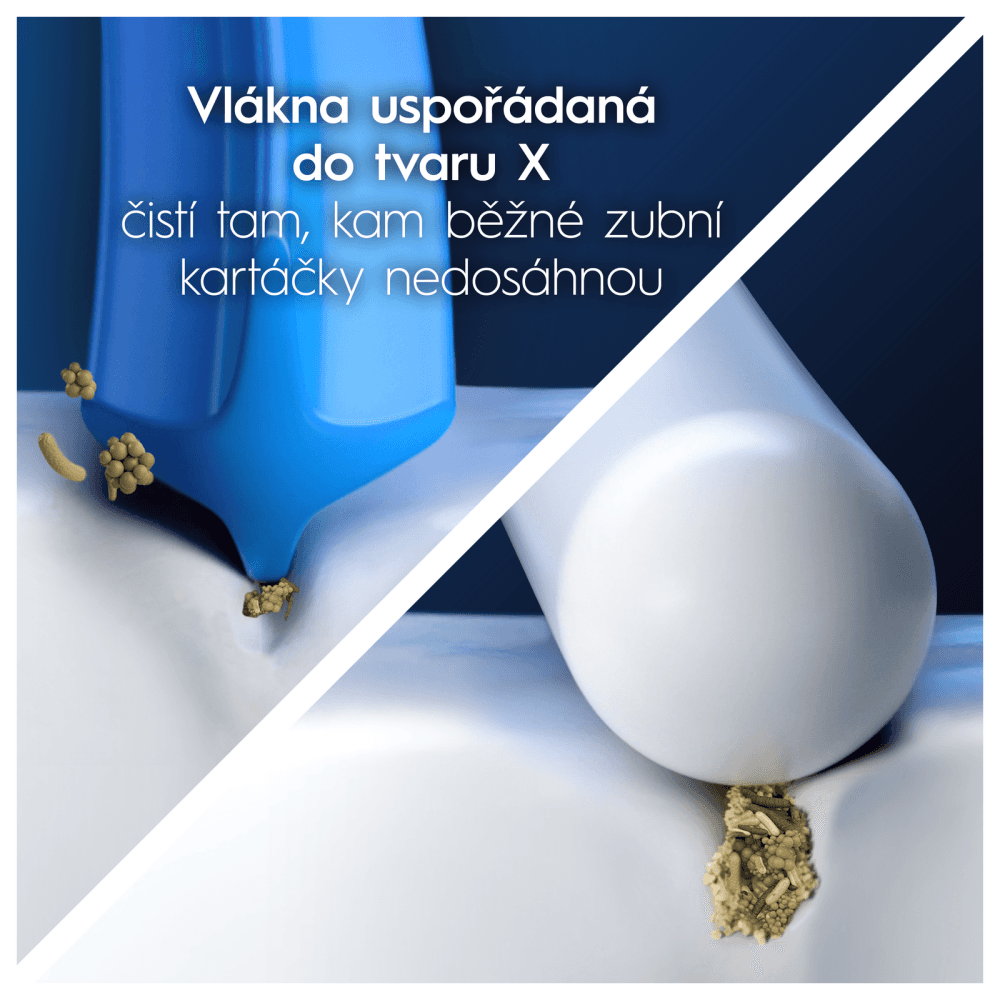 Oral-B PRO Cross Action EB50RX-2 náhradní kartáčky (white), 2ks - náhled 3