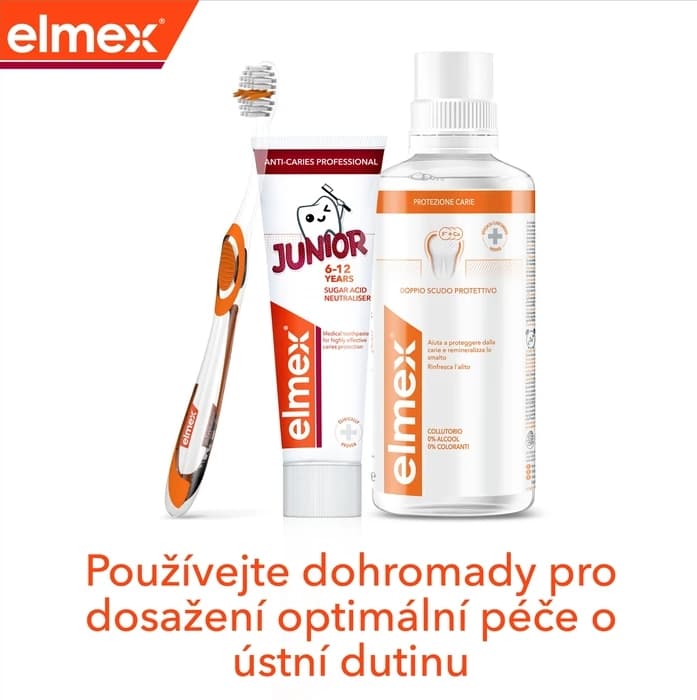 Elmex Junior Professional zubní pasta, 75ml - náhled 4