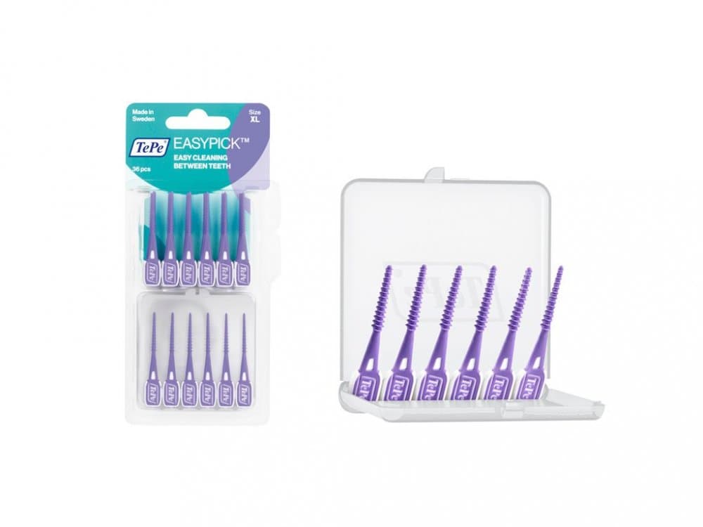 TEPE EasyPick dentální párátka XL (fialová), 36ks - náhled 2