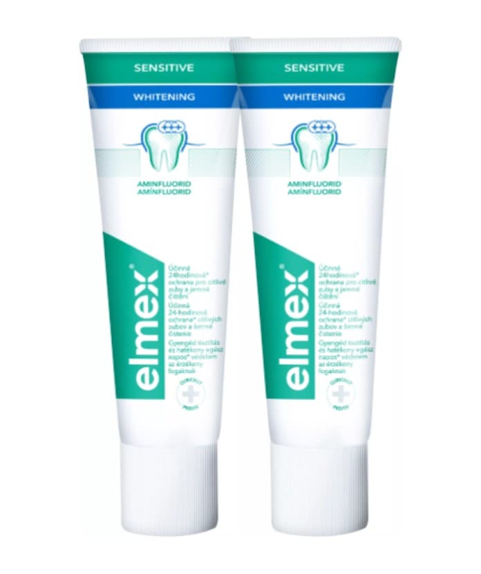 Elmex Sensitive Whitening Double Pack zubní pasta, 2x75ml - náhled 4