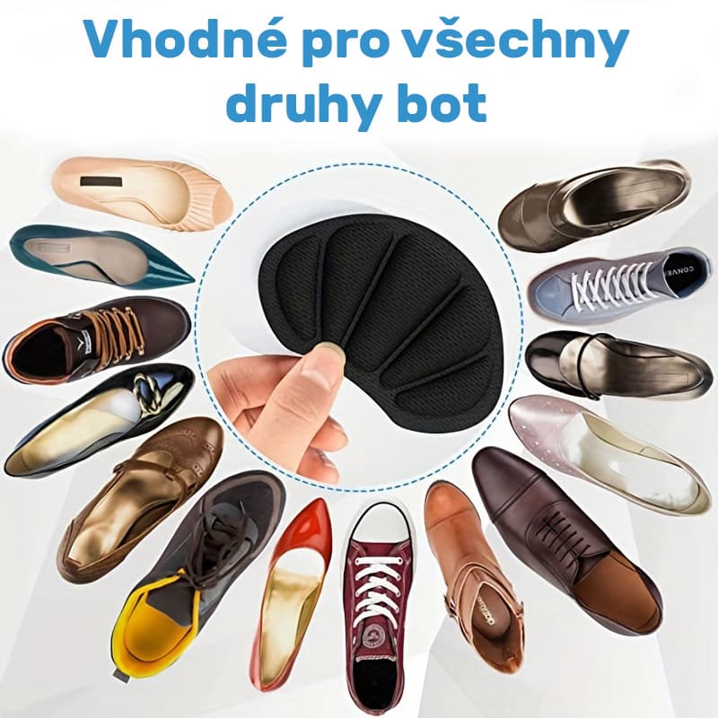 Výstelky do bot za patu - béžové, 2 ks - náhled 4