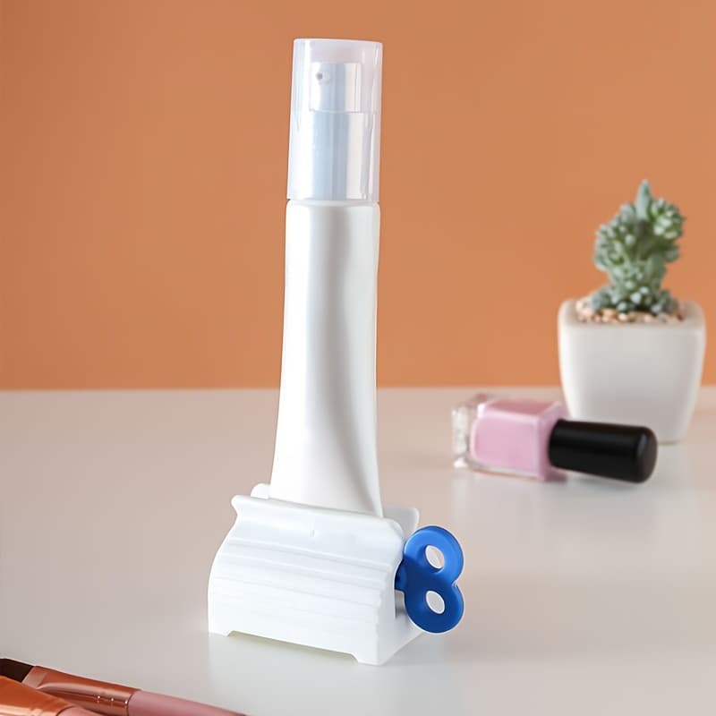 Držák, dávkovač, vytlačovač tuby (modrý) - náhled 3