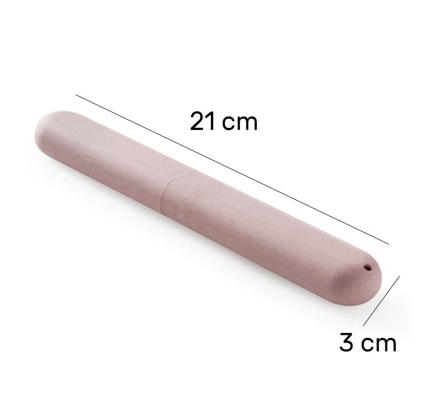 Cestovní pouzdro na zubní kartáček (růžové), 1 ks - náhled 4