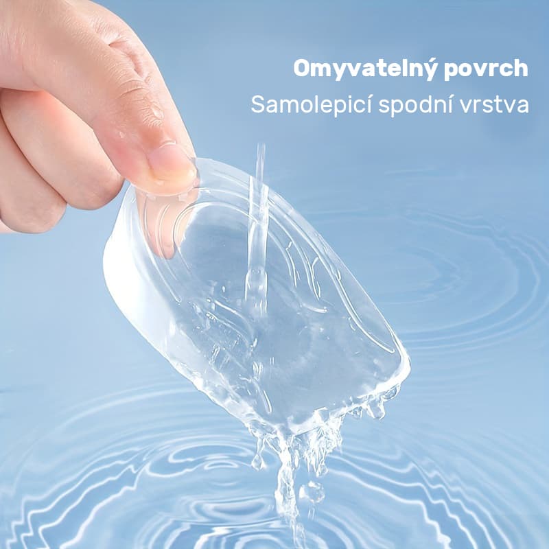 Gelové podpatěnky 1 cm (transparent), 2 ks - náhled 3