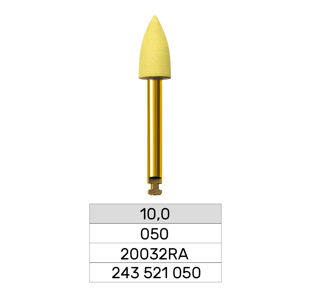 Edenta TopGloss RA lešticí gumička a 20032RA-6, 6ks - náhled 2