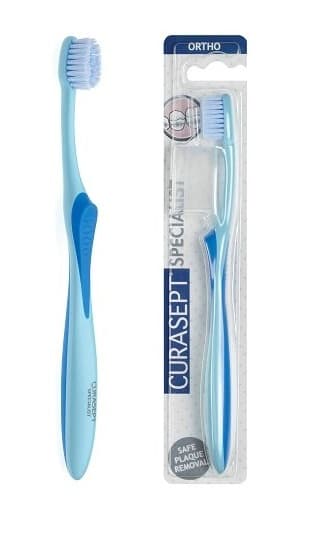 Curasept Ortho Specialist zubní kartáček pro čištění s rovnátky