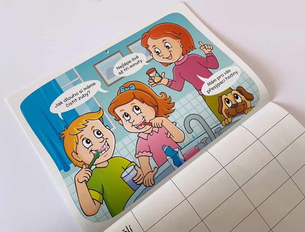 Motivační kalendář se samolepkami - Už si čistíme zoubky - náhled 5