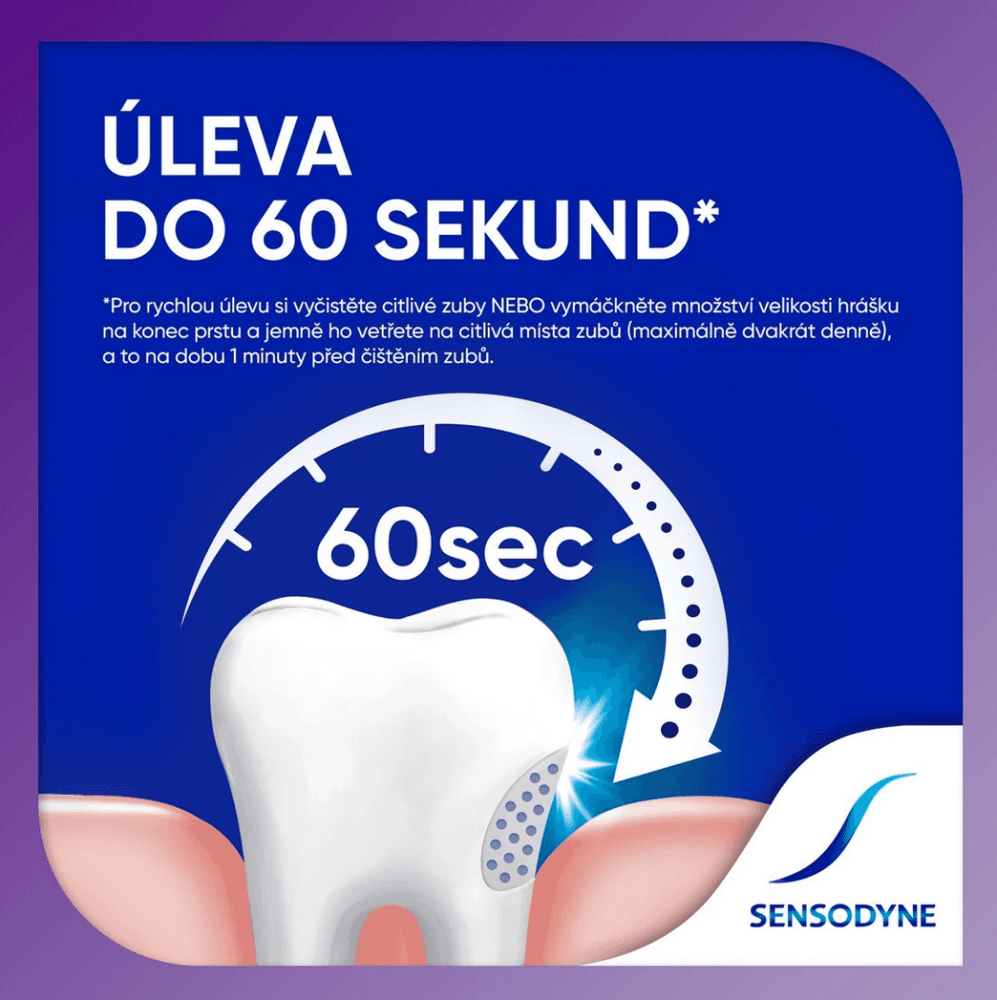 Sensodyne RAPID WHITENING zubní pasta, 75ml - náhled 3