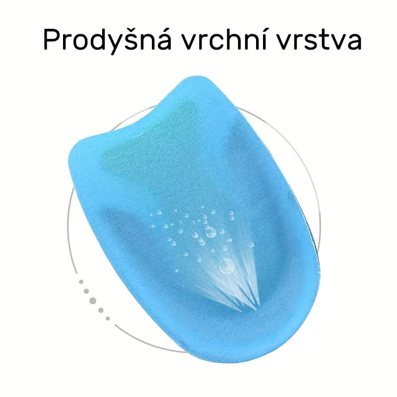 Měkké gelové podpatěnky do bot, 2 ks - náhled 2
