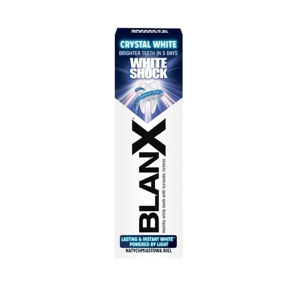BlanX White Shock Crystal White bělicí zubní pasta, 75 ml - náhled 3
