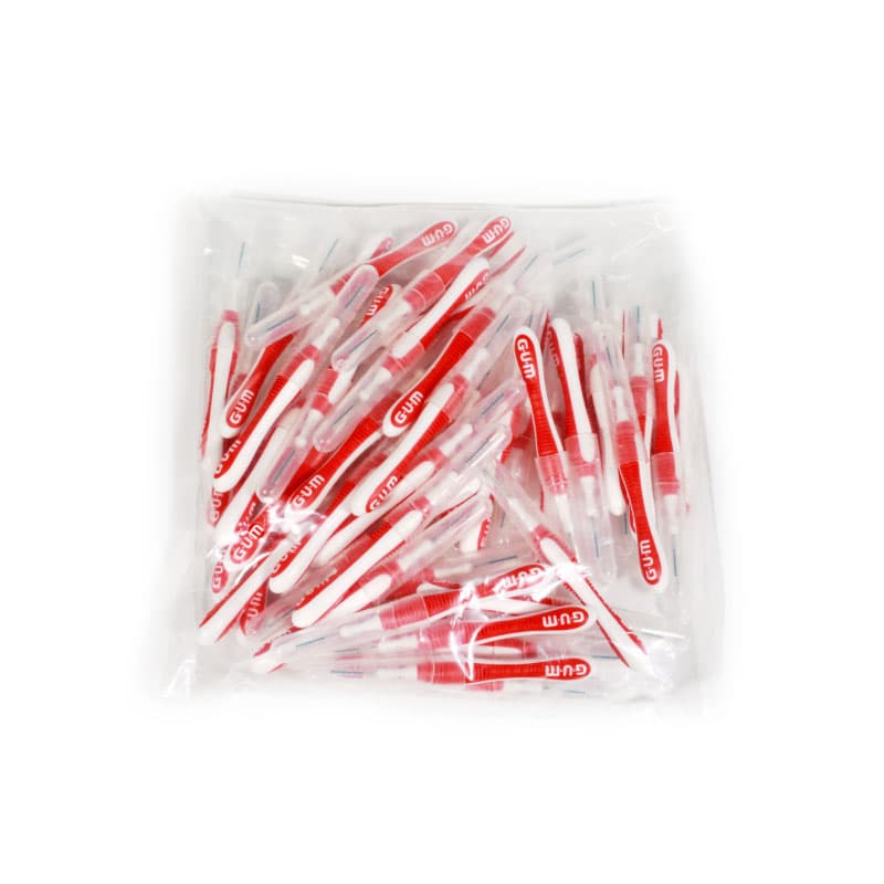 GUM Trav-ler mezizubní kartáčky 0,8 mm (červené), 50ks - náhled 1