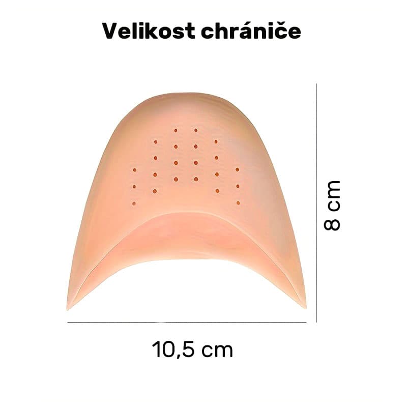 Gelový chránič prstů u nohy (béžový), 2 ks - náhled 2