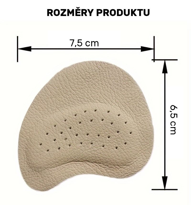 Výstelky do bot přední, umělý semiš, 2 ks (béžové) - náhled 5