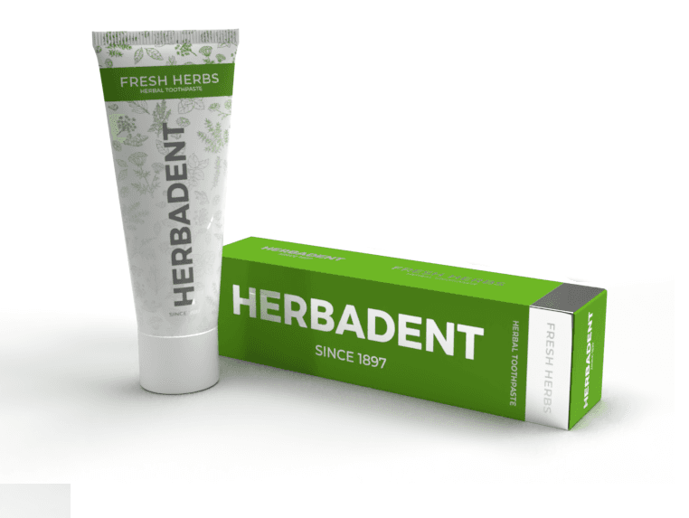 Herbadent FRESH HERBS Bylinná zubní pasta s příchutí svěžích bylin, 75 g