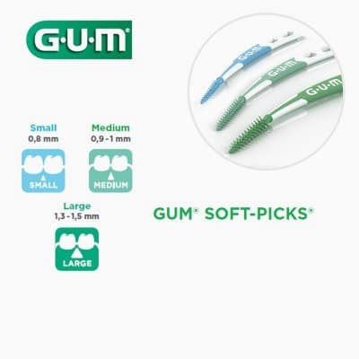 GUM Soft Picks PRO mezizubní kartáčky (L), 60ks - náhled 5