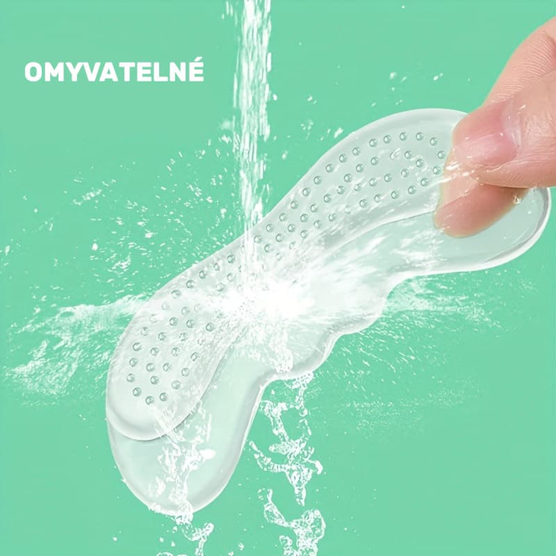 Gelová výstelka do bot - transparent, 2 ks - náhled 5