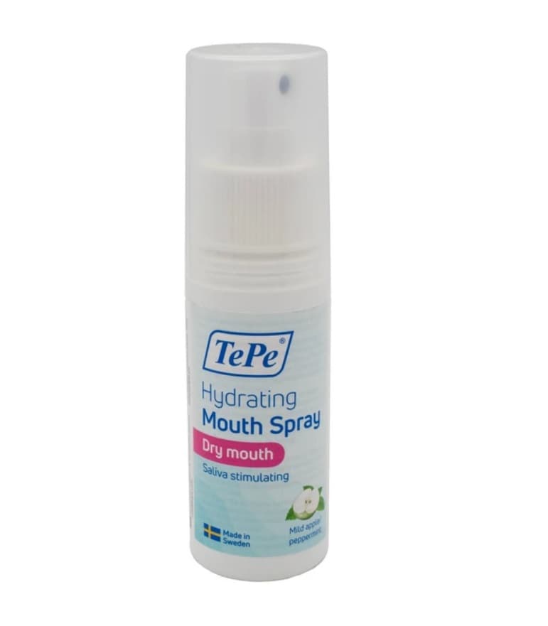 TePe Hydrating ústní sprej pro suchá ústa (máta/jablko), 50ml