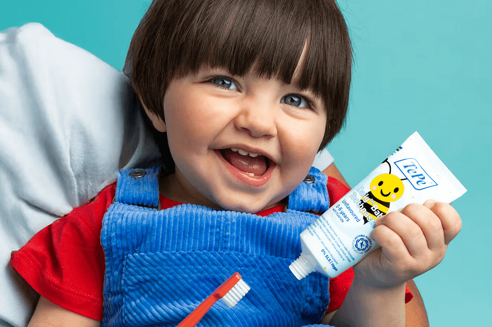 TePe Daily Baby zubní pasta 0-6 let (bez příchuti), 50ml - náhled 3