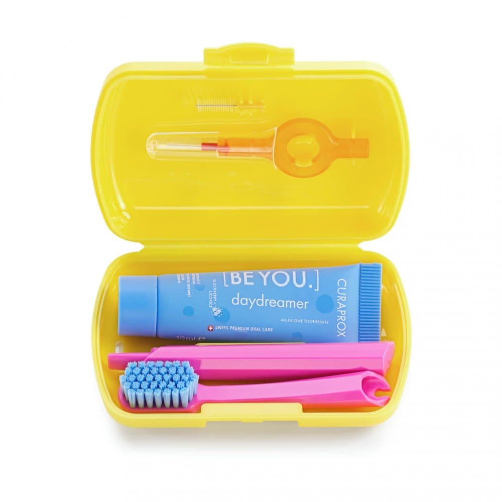 Curaprox Travel set žlutý