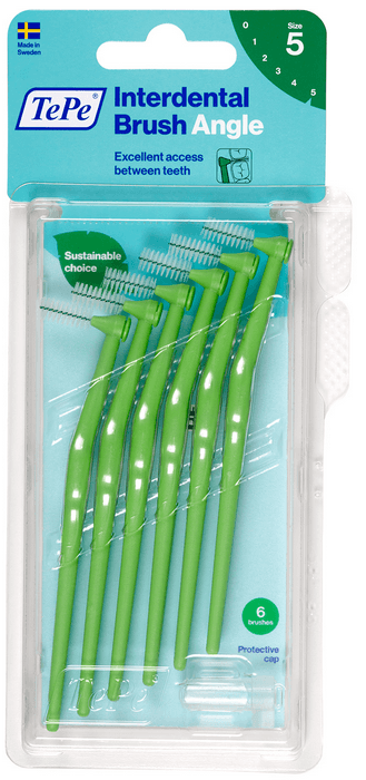 TePe ANGLE 5 mezizubní kartáčky 0,8 mm, 6ks