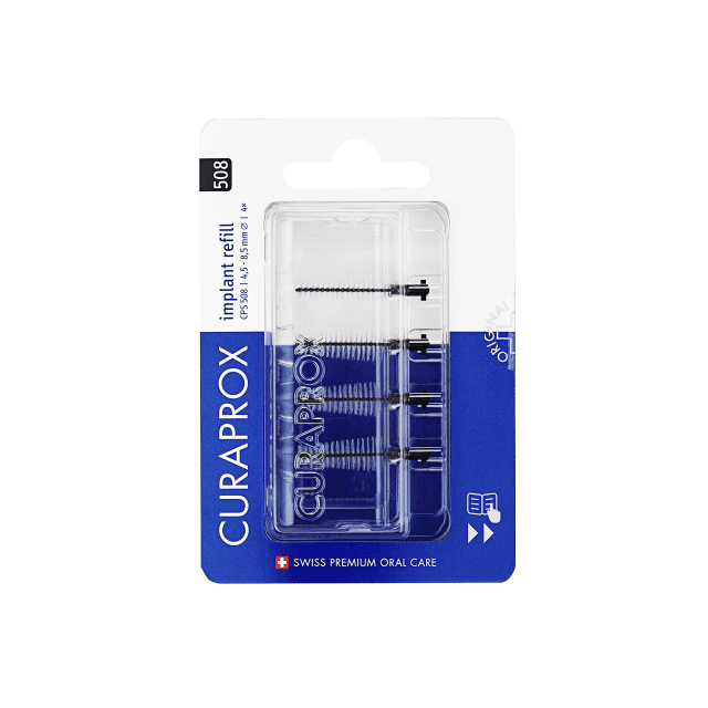 Curaprox CPS 508 Soft Implant mezizubní kartáčky, 4ks (blistr) - náhled 4
