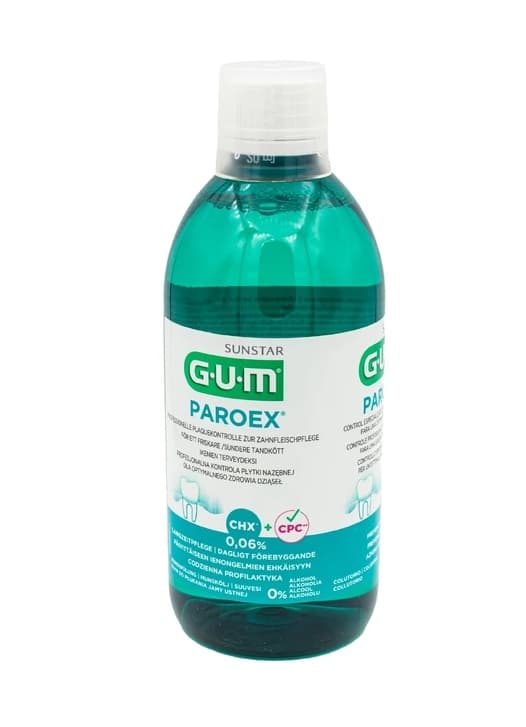 GUM Paroex ústní voda  (0,06% CHX), 500ml - náhled 3