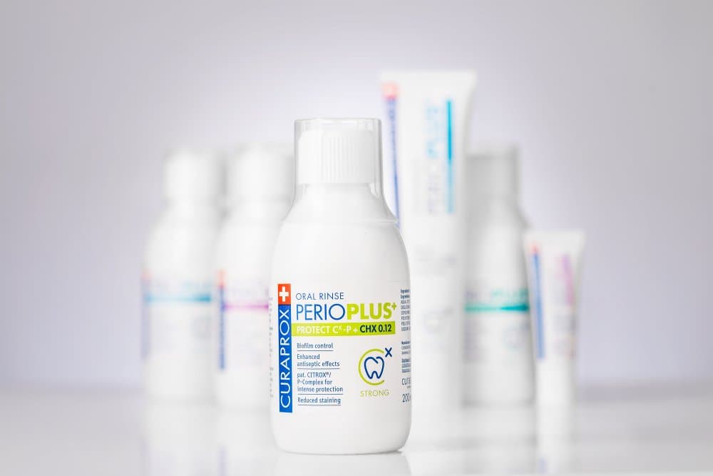 Curaprox Perio Plus+ Protect ústní voda (0,12% CHX), 200ml - náhled 3