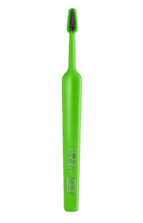 TePe Compact Colour X-SOFT zubní kartáček, zelený (blistr) - náhled 4