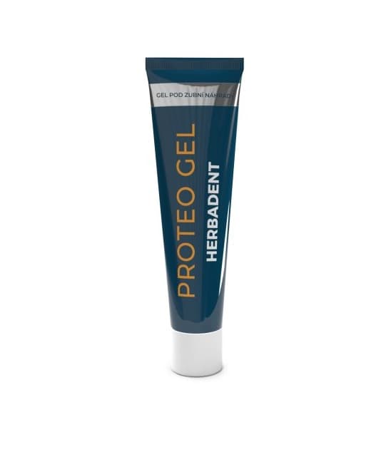 HERBADENT PROTEO GEL, gel pod zubní náhrady (bez krabičky), 40g