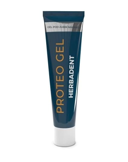 Herbadent PROTEO GEL pod zubní náhrady / rovnátka, 40 g