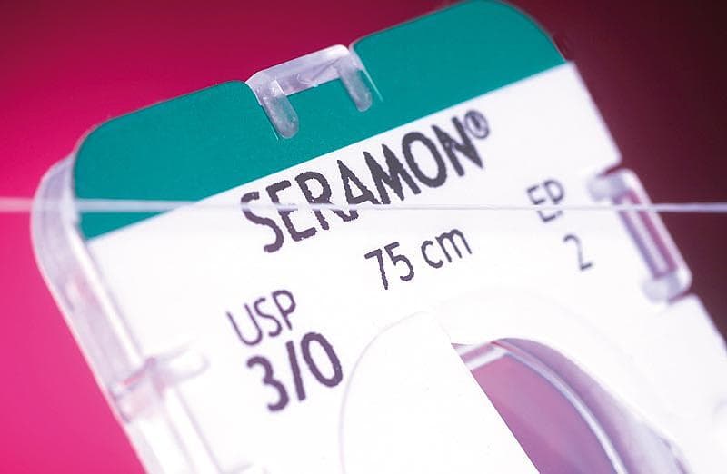 SERAMON 6/0 (USP) PTFE 1x0,5m DSS – 24 ks
