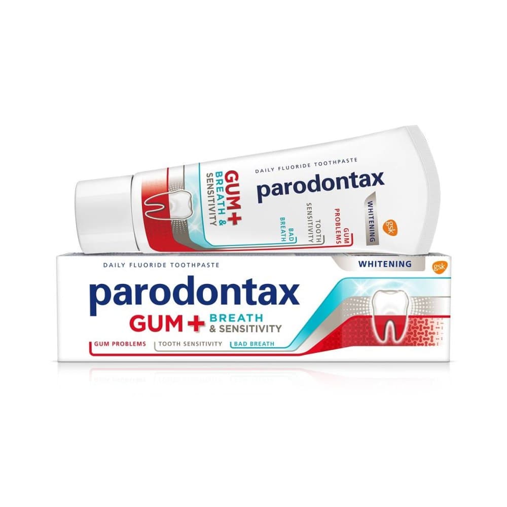 Parodontax Gum+Breath & Sensitivity Whitening zubní pasta, 75ml - náhled 1