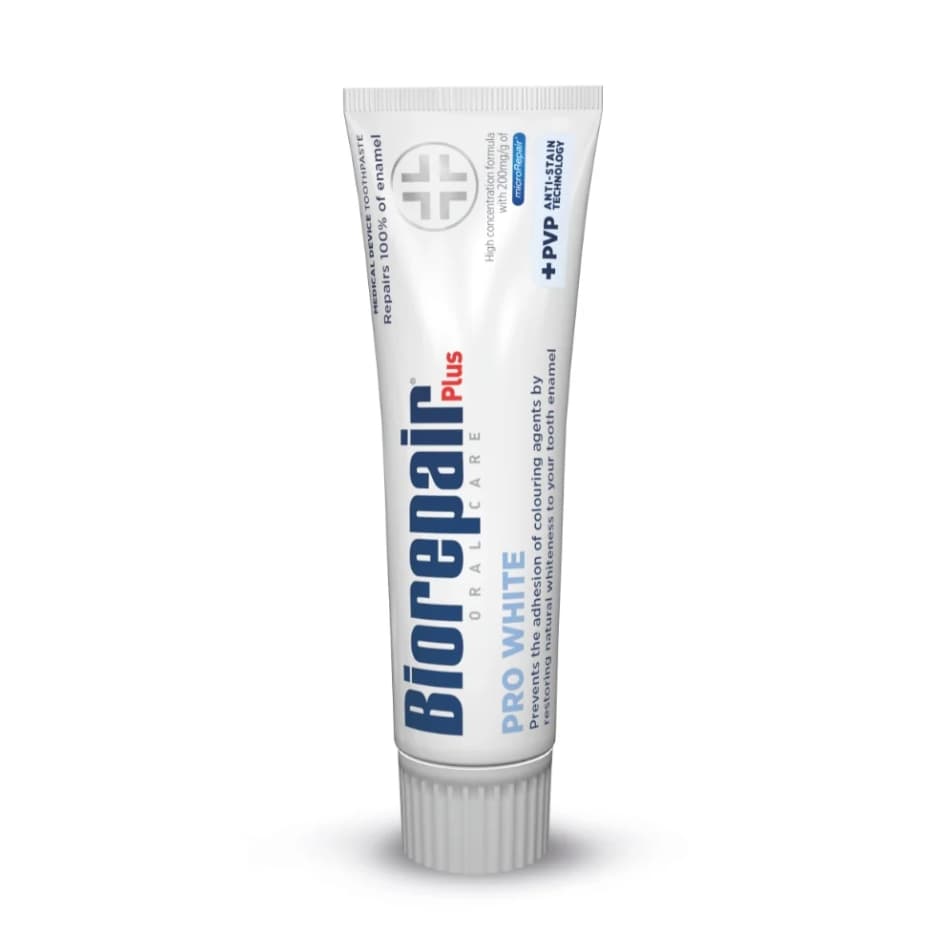 BioRepair Plus Pro White + PVP bělící zubní pasta, 75ml - náhled 2