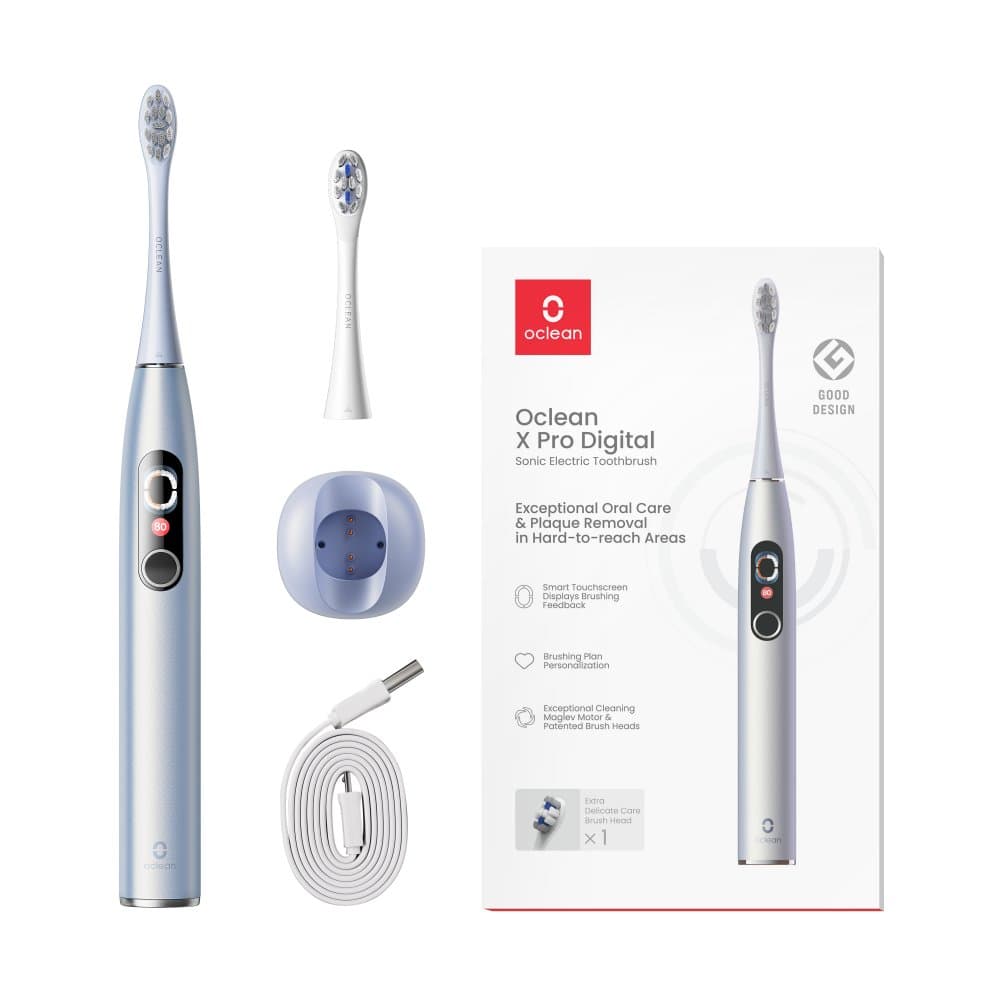Oclean X Pro Digital sonický kartáček (stříbrný) - náhled 2