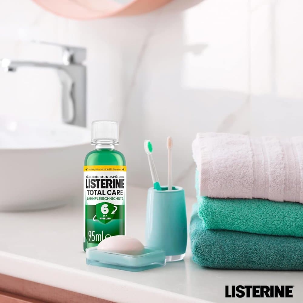 Listerine Total Care ústní voda, 95ml - náhled 3