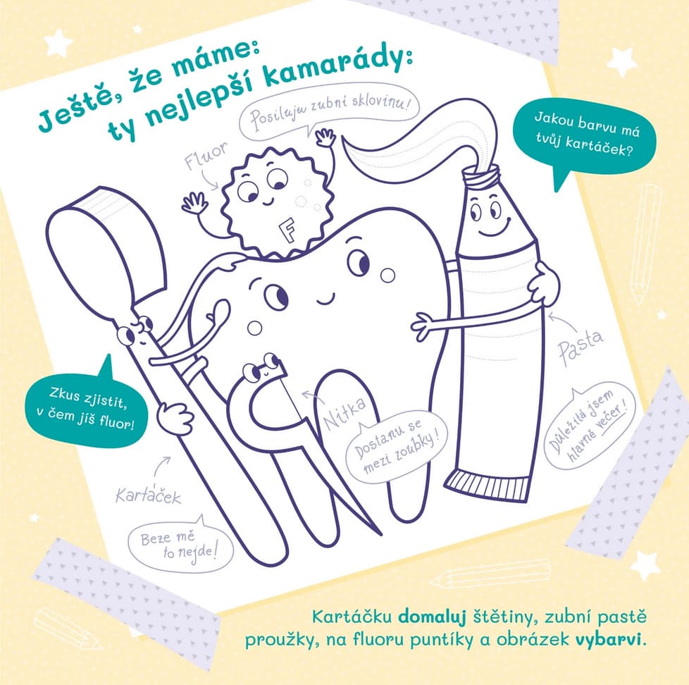 Motivační sešit plný aktivit - Moje mléčné zoubky - náhled 3