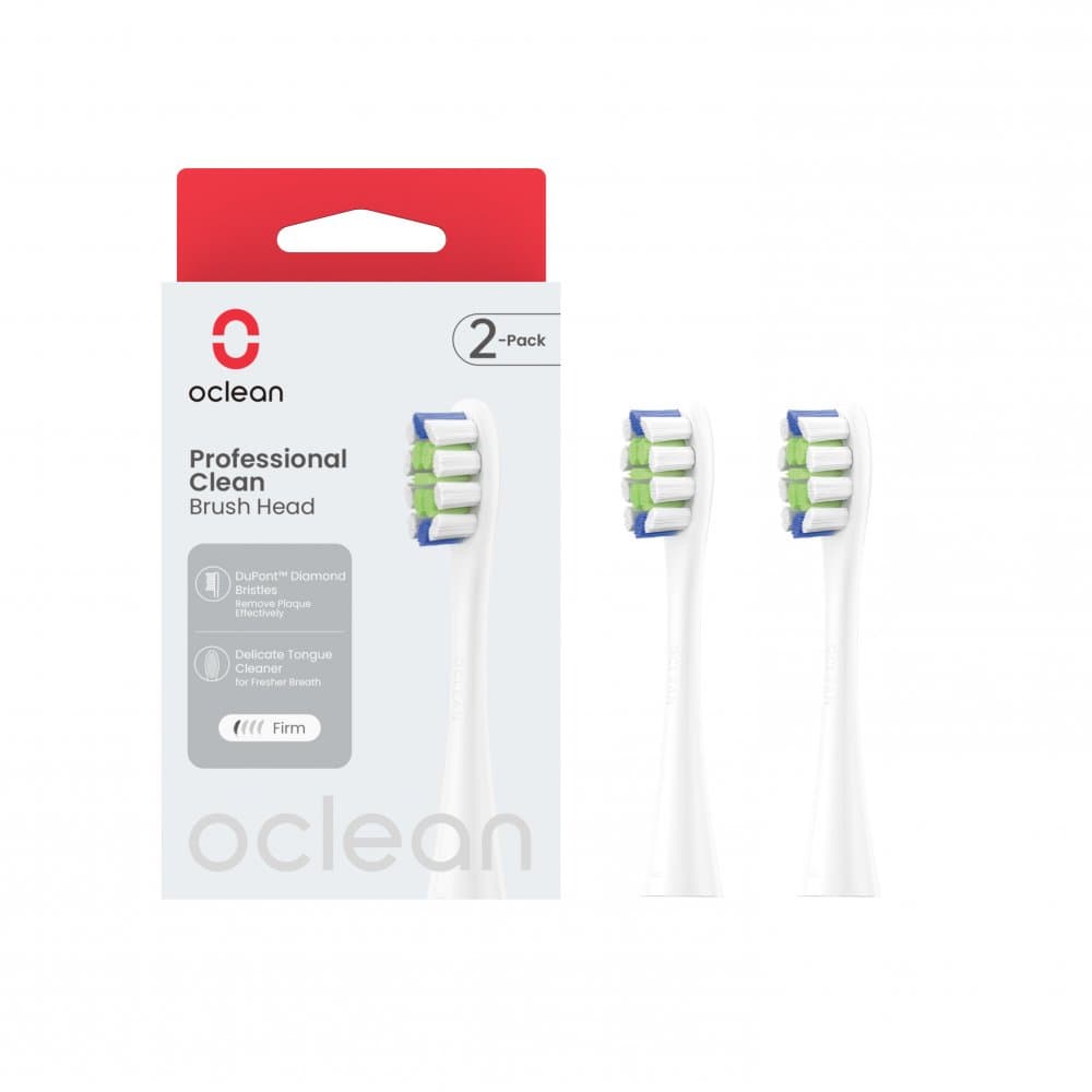 Oclean náhradní hlavice Professional Clean, 2 ks (bílé)