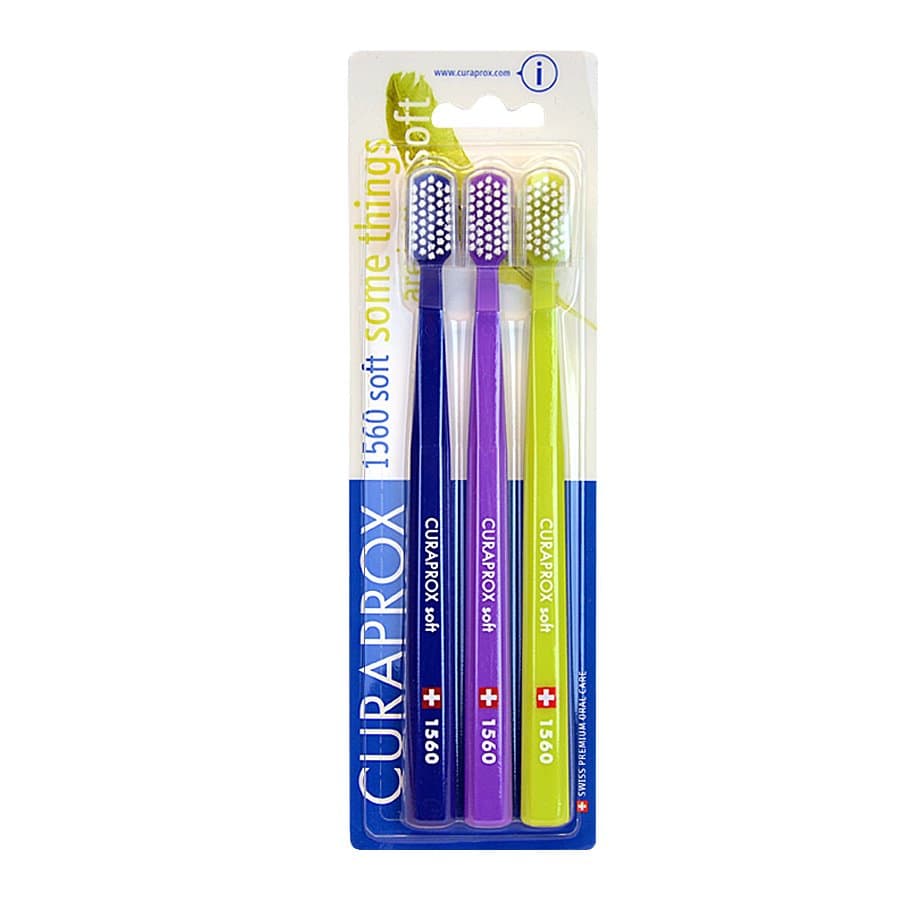 Curaprox Soft CS1560 zubní kartáček 3v1, 3ks - náhled 2