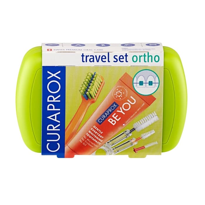 Curaprox Travel set ORTHO zelený - náhled 4
