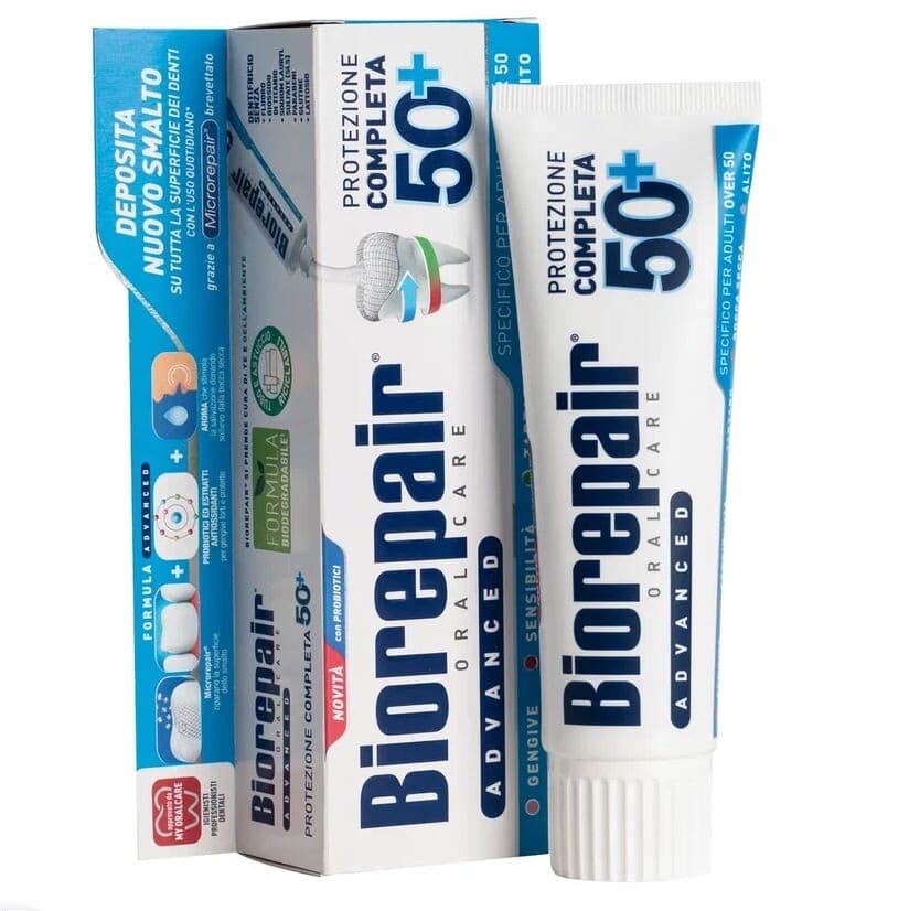 BioRepair Advanced Complete Protection 50+ zubní pasta k ochraně skloviny, 75ml