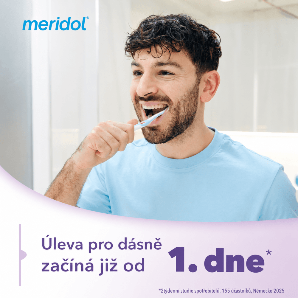 Meridol Fast Action zubní pasta, 75ml - náhled 3