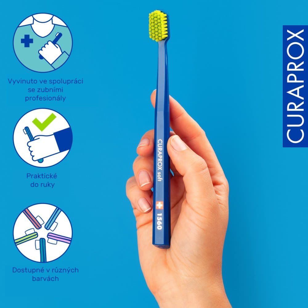 Curaprox CS 1560 zubní kartáček Soft (blistr), 36ks - náhled 3