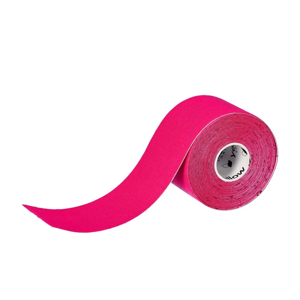 yellowTAPE Kineziologický tejp, 5cm x 5m (růžový) - náhled 2