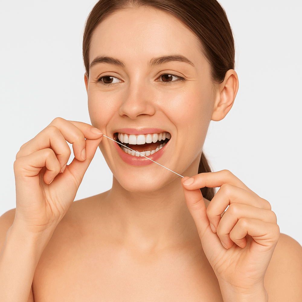 Bluem® dentální voskovaná páska (mint), 50m - náhled 2