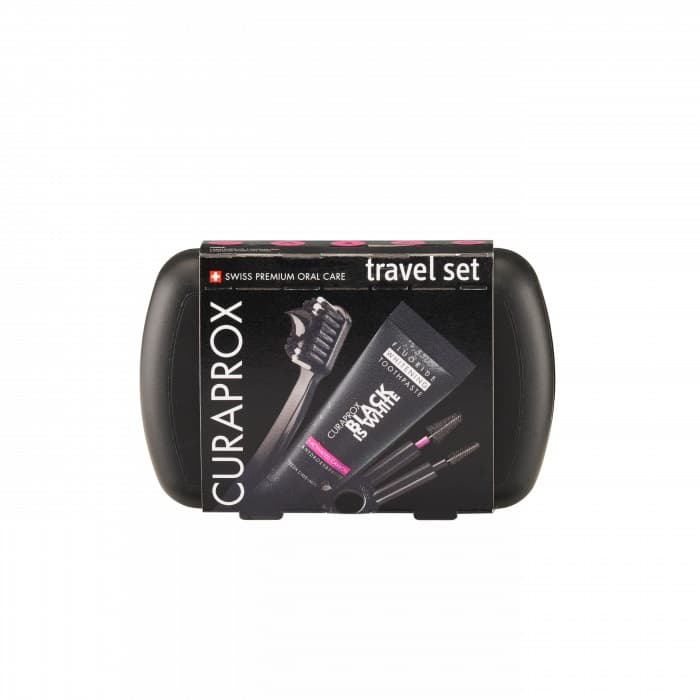 Curaprox Black is White Travel set (černý)