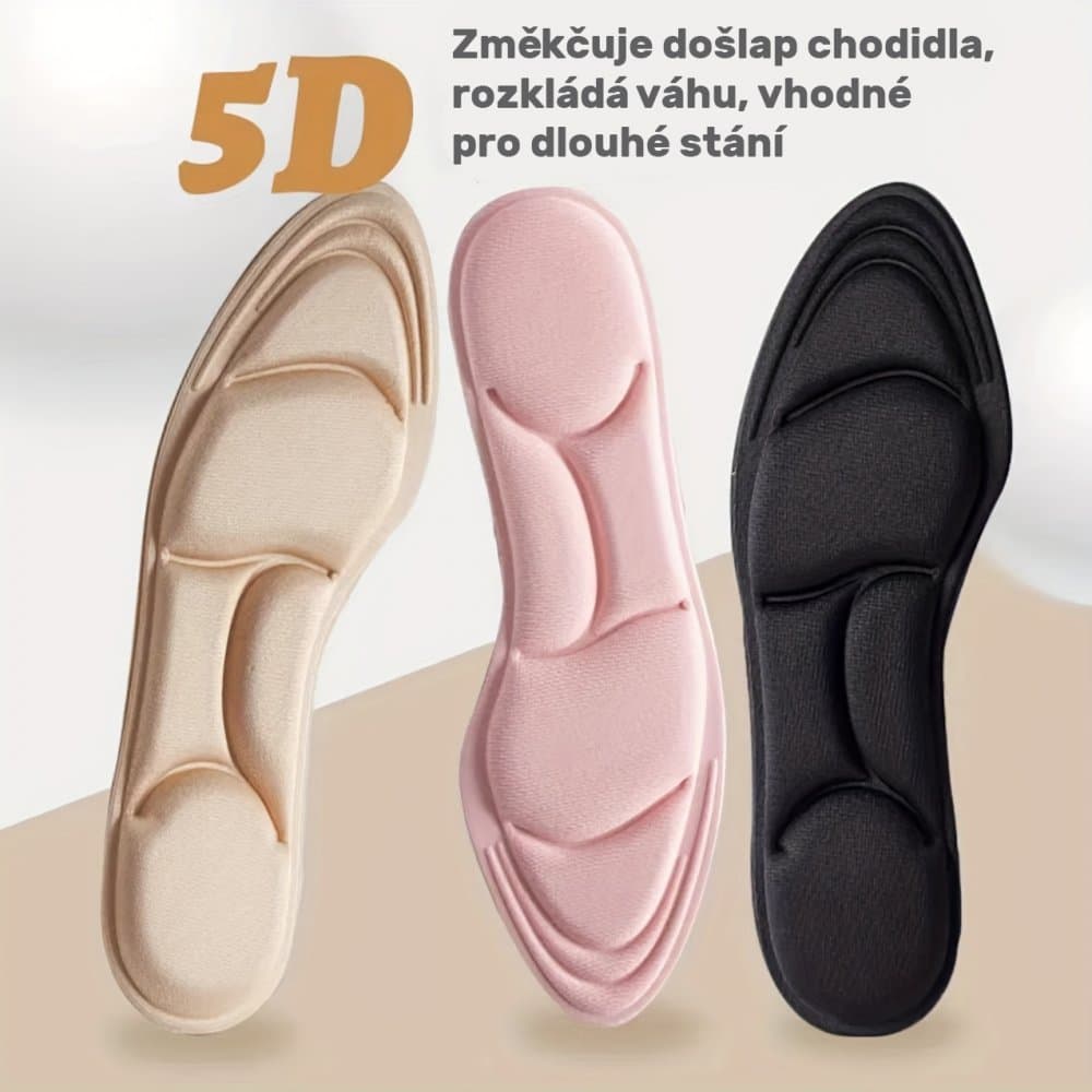 Měkká vložka do bot, vel. 39-46 (černá) 35-36 (230 mm) - náhled 2