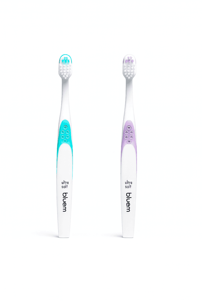 Bluem® Kids dětský zubní kartáček ultra soft (tyrkysový), 1ks - náhled 4