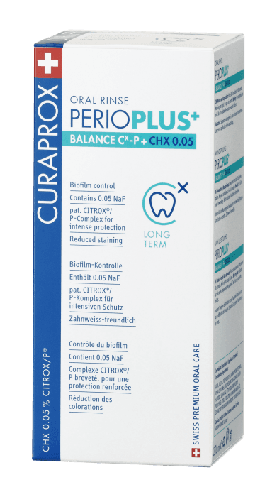 Curaprox Perio Plus+ Balance ústní voda (0,05% CHX), 200ml - náhled 2