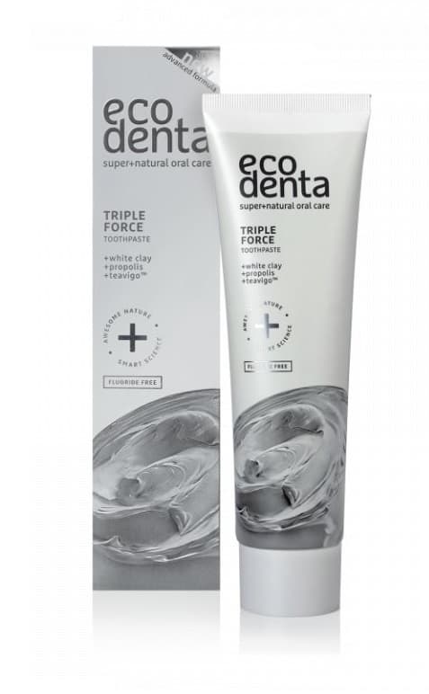 Ecodenta Triple Force zubní pasta s trojitým účinkem, 100ml